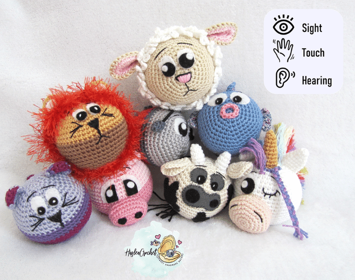 Early-Learning Crochet Balls