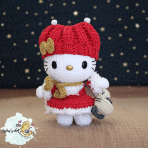 Hello kitty skater in crochet photo